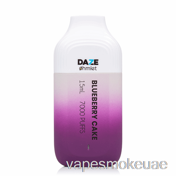 Vape Uae 7 Daze Ohmlet 7000 0٪ صفر نيكوتين كعكة التوت القابل للتصرف